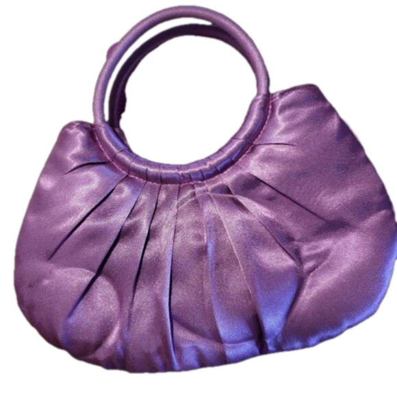 Mauve evening bag, hand convertible to crossbody, NWOT - Picture 3 of 5